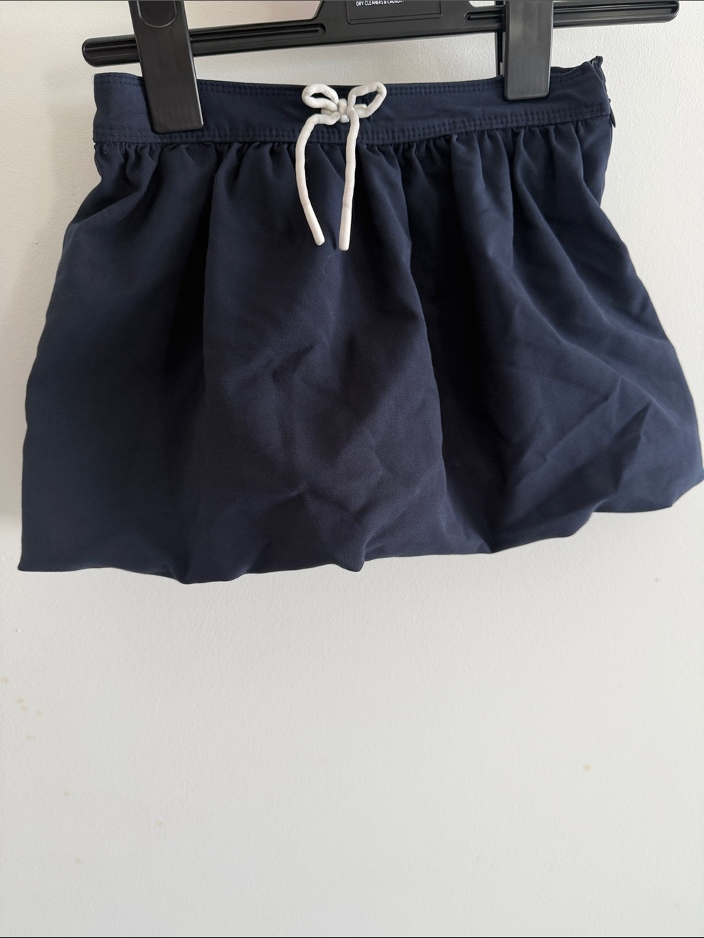 Zara kids Navy Blue Drawstring Balloon Skirt